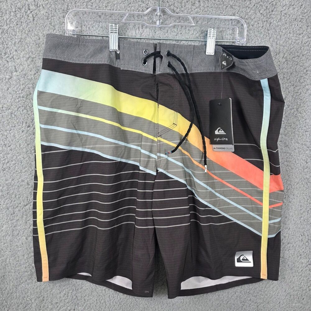 NWT Quicksilver Men's Boardshorts Black Size 34